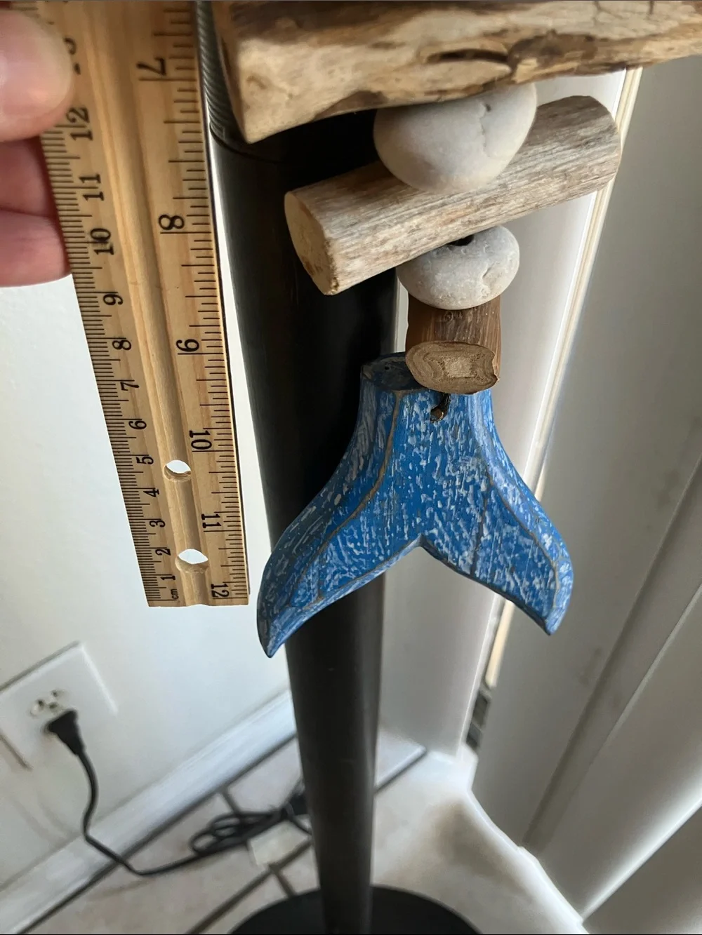 Decorative Blue Fish Hanging Ornament for Aquatic-Themed Décor